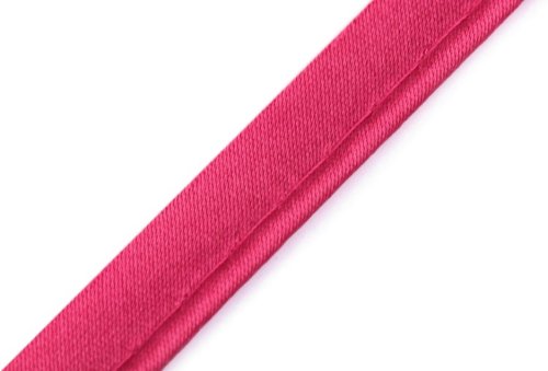 Paspelband unelastisch - Satin - dunkelpink - 10 mm